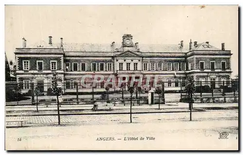 Cartes postales Angers L&#39Hotel de Ville