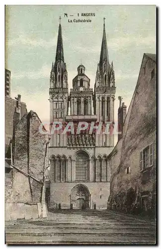 Cartes postales Angers La Cathedrale