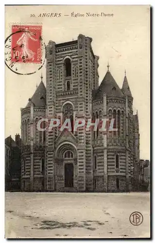 Cartes postales Angers Eglise Notre Dame