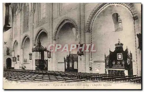 Ansichtskarte AK Angers Eglise de la Trinite Chapelles laterales