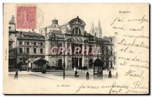 Cartes postales Angers Le Theatre