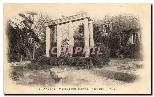 Cartes postales Angers Musee Saint Jean Le Portique