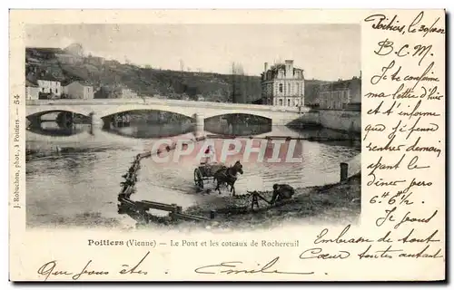 Cartes postales Poitiers Le Pont et les Coteaux de Rochereuil