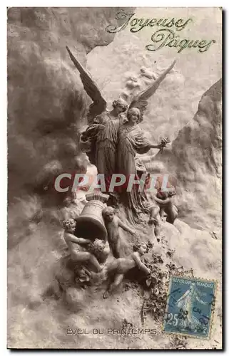 Cartes postales Joyeuses Paques Easter Ange Anges