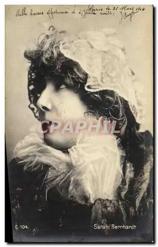 Cartes postales Sarah Bennhardt