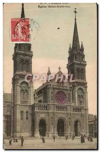 Cartes postales Paris Eglise Saint Ambroise