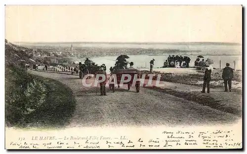 Cartes postales Le Havre Le Boulevard Felix Faure