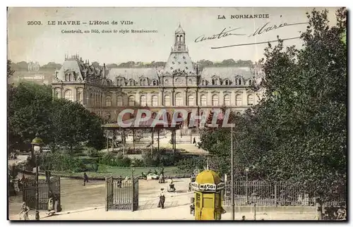 Cartes postales Le Havre L&#39Hotel de Ville La Normandie Maggi