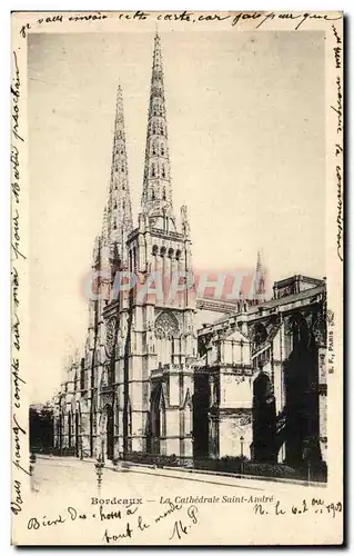 Cartes postales Bordeaux La Cathedrale Saint Andre