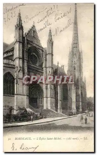Cartes postales Bordeaux L'Eglise Saint Michel