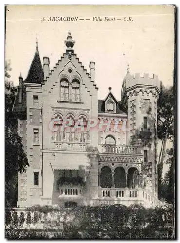 Cartes postales Arcachon Villa Faust