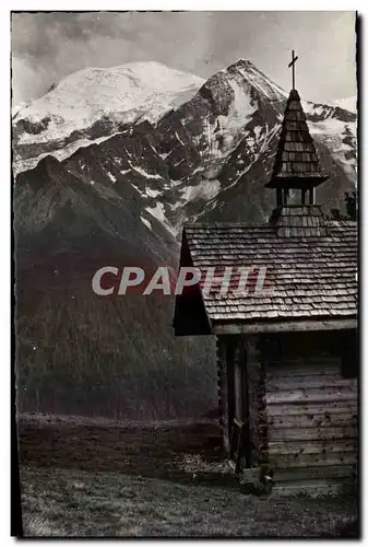 Cartes postales moderne Images de Chez Nous Mongnes massif du Mont Blanc Vallee de Chamonix