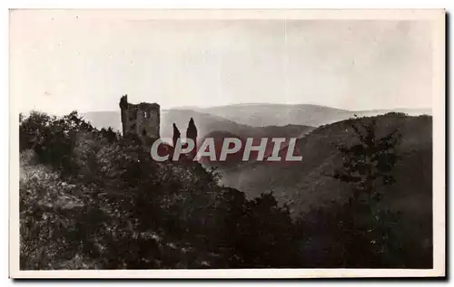 Cartes postales Vernoux Ruines du Chateau de la Tourette sur la Vallee