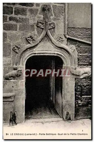 Ansichtskarte AK Le Croisic Porte Gothique Quai de la Petite Chambre
