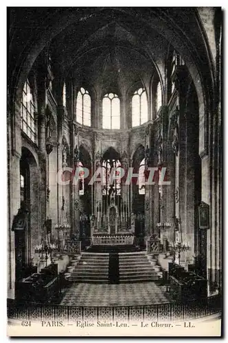 Ansichtskarte AK Paris Eglise Saint Leu Le Choeur