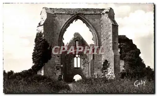 Cartes postales Ile de Re Les Ruines de l&#39Abbaye des Chateliers Bombardee Pendont le siege de la Rhelle par l