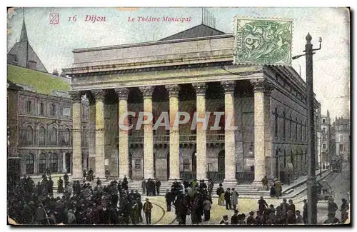 Cartes postales Dijon Le Theatre Municipal