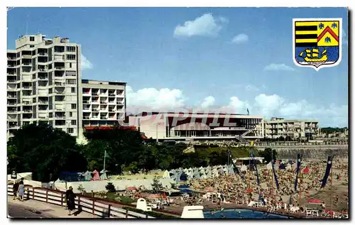 Moderne Karte Royan Plage de Foncillon et Palais des Congres