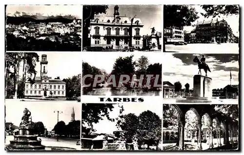 Cartes postales moderne Tarbes Vue Generale Hotel de Ville Plate de Verdun