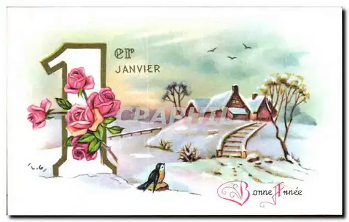 Cartes postales Fantaisie Fleurs