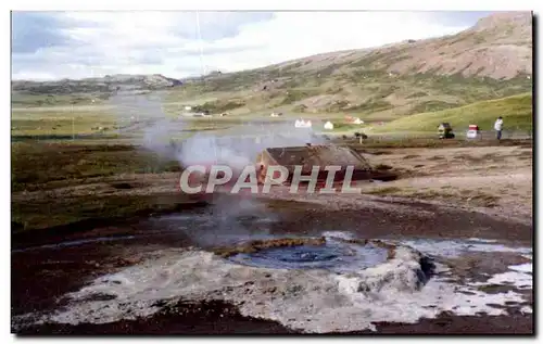 PHOTO Iceland Island geyser