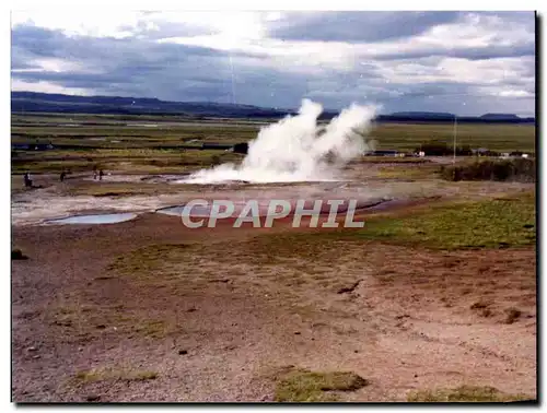 PHOTO Iceland Island geyser