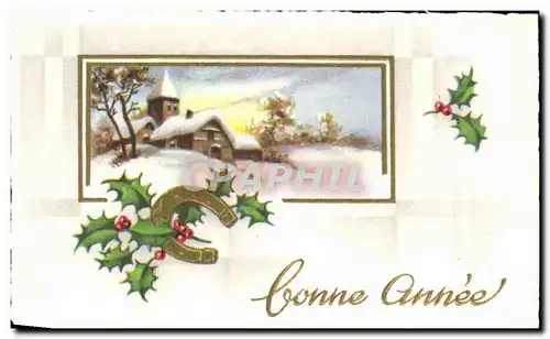 Cartes postales Fantaisie Bonne Annee Fer a cheval