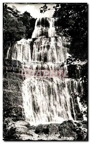 Ansichtskarte AK La Franche Comte Pilttoresque Cours du Herisson Cascade en Enventol