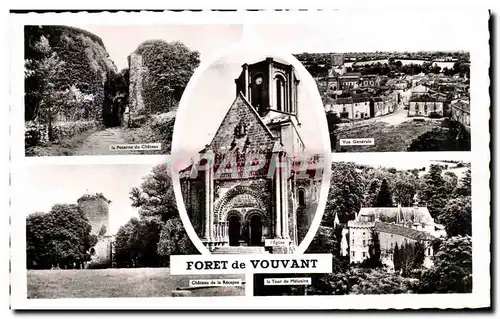 Cartes postales Foret de Vouvant Chateau Melusine