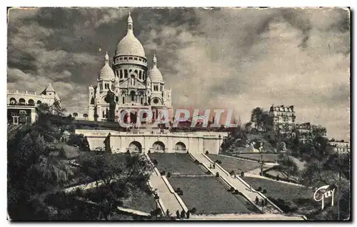 Ansichtskarte AK Paris Et Ses Merveilles Basilique de Sacre Coeur a Montmartre