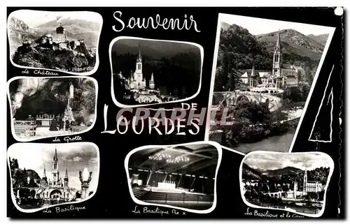 Cartes postales Souvenir Lourdes