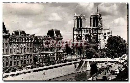 Cartes postales Paris Notre Dame et le Pont Au Double