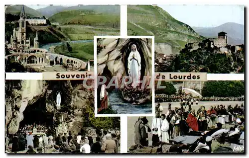 Cartes postales Souvenir de Lourdes