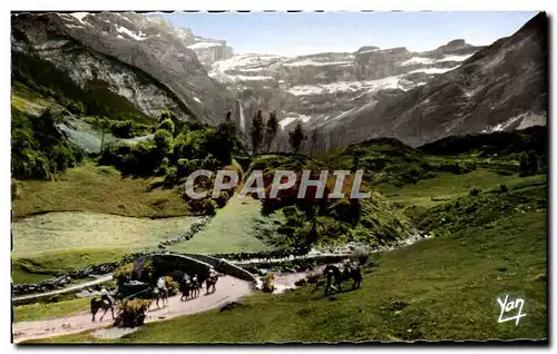 Cartes postales Gavarnie Le pont de Noel