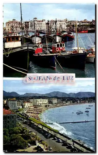 Cartes postales moderne St jean de Luz Bateau