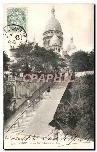 Ansichtskarte AK Paris Le Sacre Coeur Montmatre