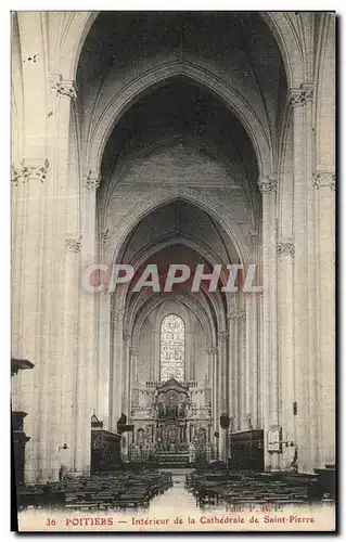 Ansichtskarte AK Poitiers Interieur De La Cathedrale De Saint Pierre