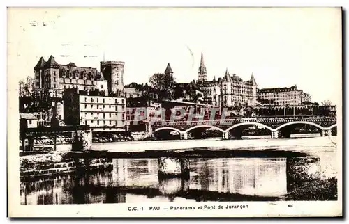 Cartes postales Pau Panorama Et Pont De Jurancon