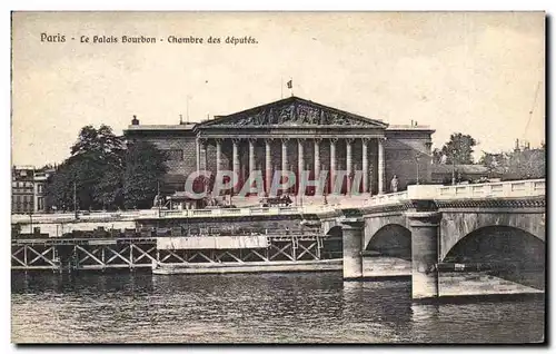 Ansichtskarte AK Paris Le Palais Bourbon Chambre Des Deputes