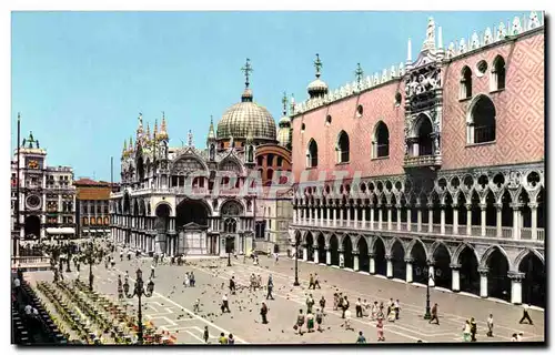 Ansichtskarte AK Venezia Piazzetta St Marco Place St Marc St Mark Square