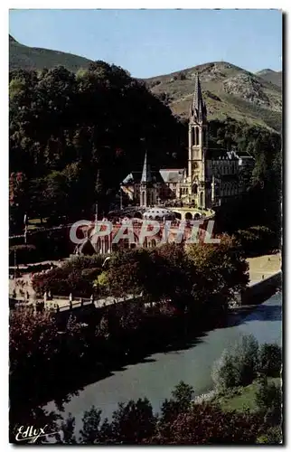 Cartes postales Lourdes La Basilique Et Le Gaze