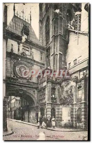 Cartes postales Rouen La grosse Horloge