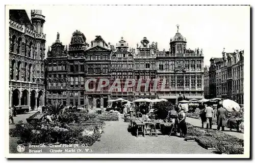 Cartes postales Bruxelles Grand Place Brussel Oroote Markt