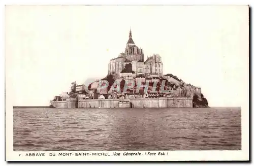 Ansichtskarte AK Abbaye Du Mont Saint Michel Vue Generale