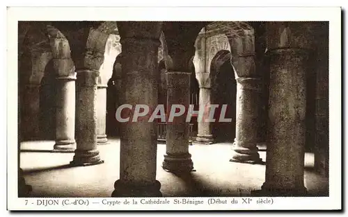 Cartes postales Dijon Crypte de la Cathedrale St Benigne