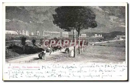 Cartes postales Roma Via Appia nuova