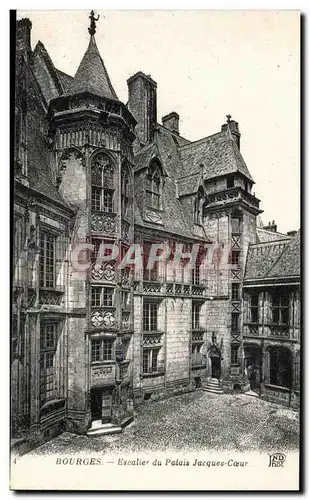 Cartes postales Bourges Escalier du palais Jacques Coeur