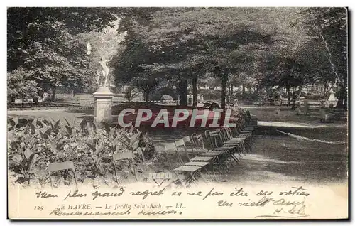 Cartes postales La Havre Le Jardin Saint Roch