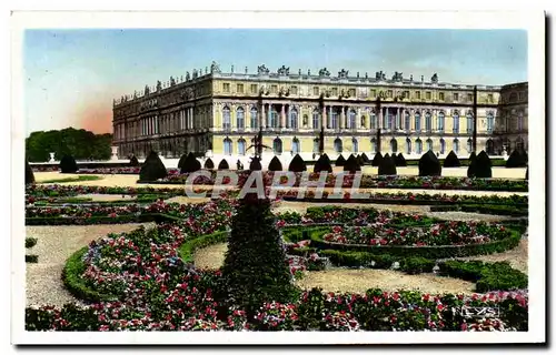 Ansichtskarte AK Versailles Facade Sur Le Parc Les Pyrenees Front On To The Park The Flower Bed