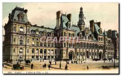 Cartes postales Paris L&#39Hotel De Ville